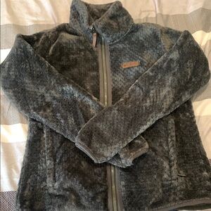 Columbia Gray Puffer Jacket Cozy Winter Essential
